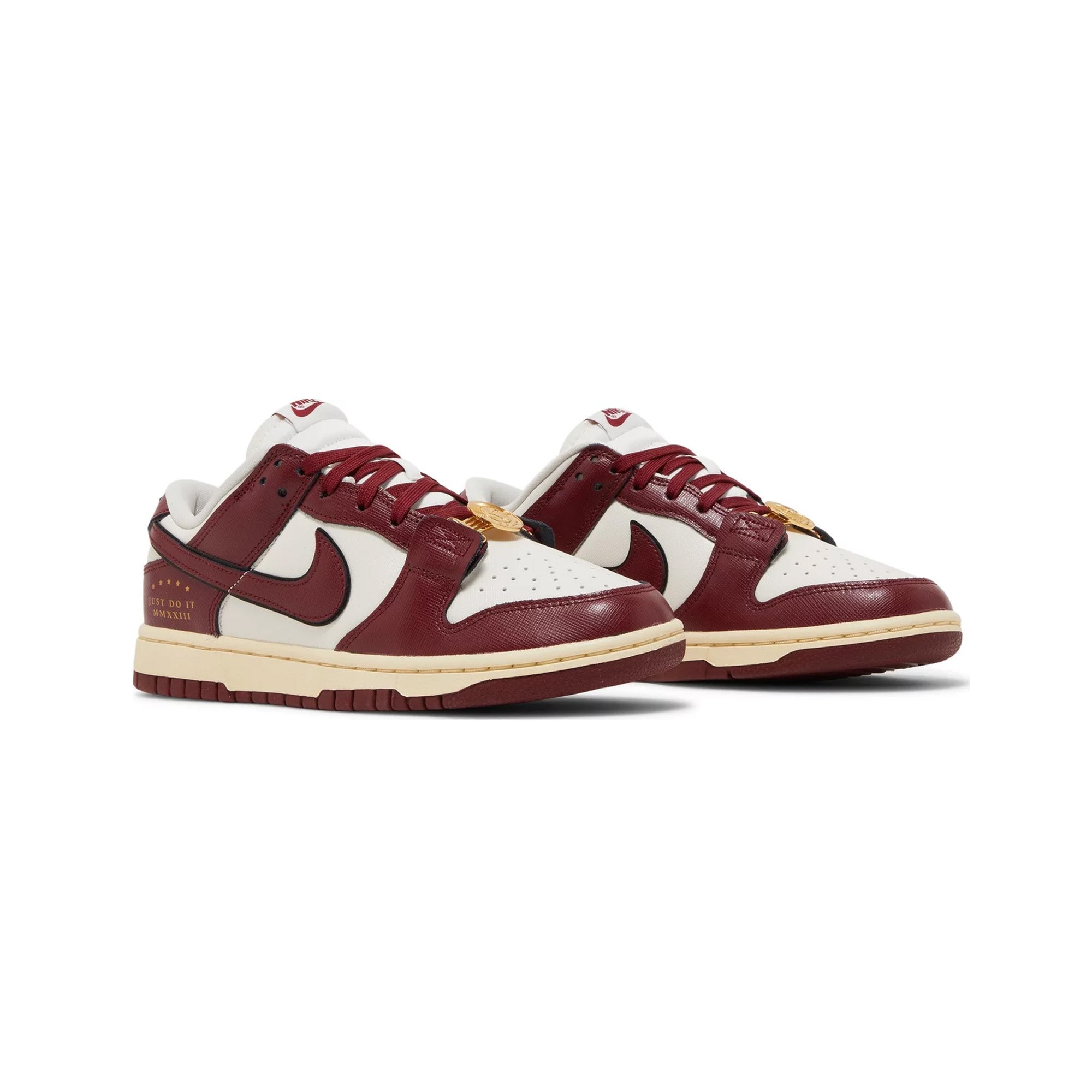 Nike Dunk Low SE 'Just Do It Sail Team Red' Women's Sneakers (2023) - Stylish Casual Shoes for Women, Perfect for Everyday Wear, Street Fashion & Gym Workouts