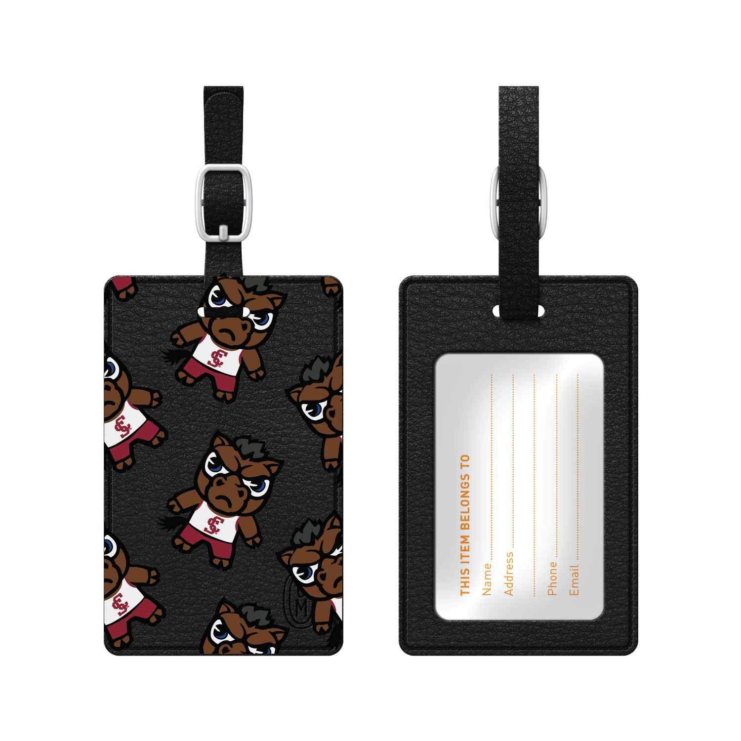 Santa Clara University Tokyodachi Mascot Dance Luggage Tag - Durable Travel ID Tag for SCU Alumni & Fans - Perfect for Suitcases, Backpacks & College Travel Accessories