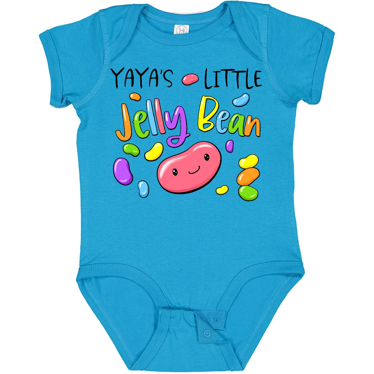 Inktastic Yaya's Little Jellybean Cute Easter Candy Baby Bodysuit - Adorable Infant Onesie for Easter Gifts, Baby Showers & Holiday Photos