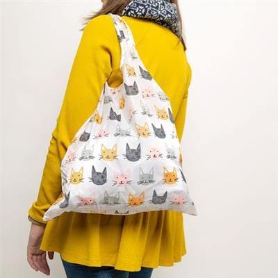 Eco-Friendly Animal Print Reusable Tote Bags for Grocery Shopping, Beach & Daily Use - Large Durable Cotton Canvas Shopping Bags