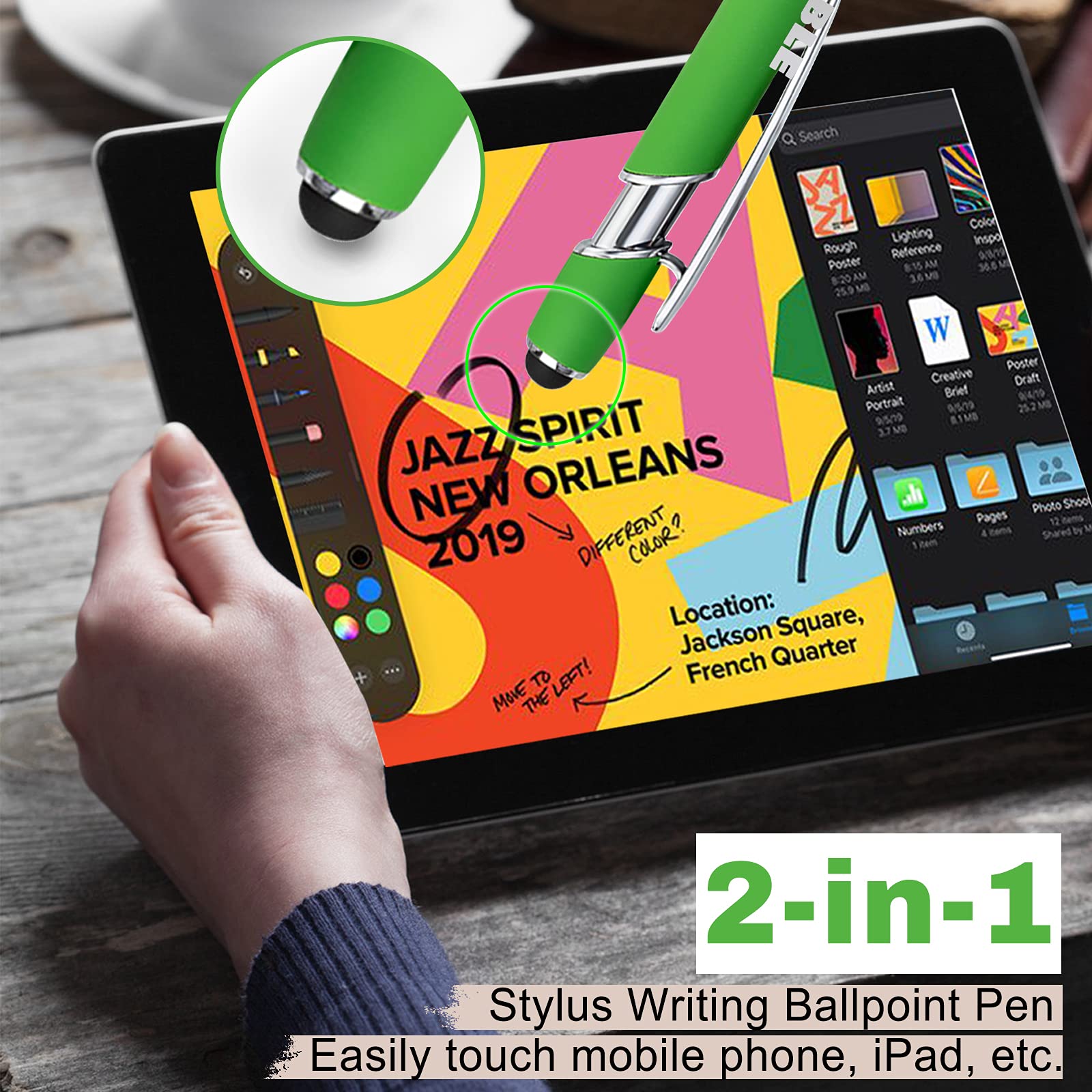 96 PCS Personalized Pens Bulk with Stylus Tip - Custom Engraved Ballpoint Pens for Name, Logo & Message - Ideal Gift for Birthday, Graduation & Corporate Events (Medium Point, Black Ink) - Perfect for Office Use, School Supplies & Promotional Giveaways