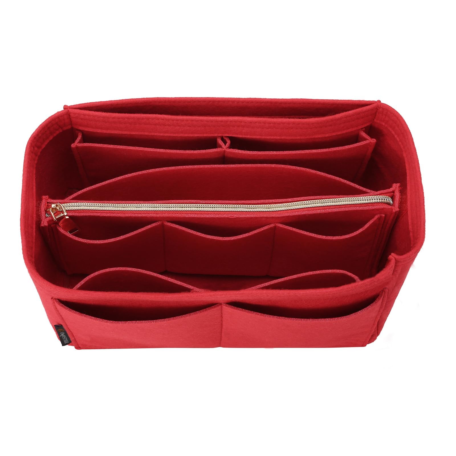 OMYSTYLE Felt Purse Organizer Insert - 5 Sizes Handbag Divider for Longchamp, Neverfull, Speedy & More | Tote Bag Organizer for Women | Perfect for Travel, Work & Daily Use