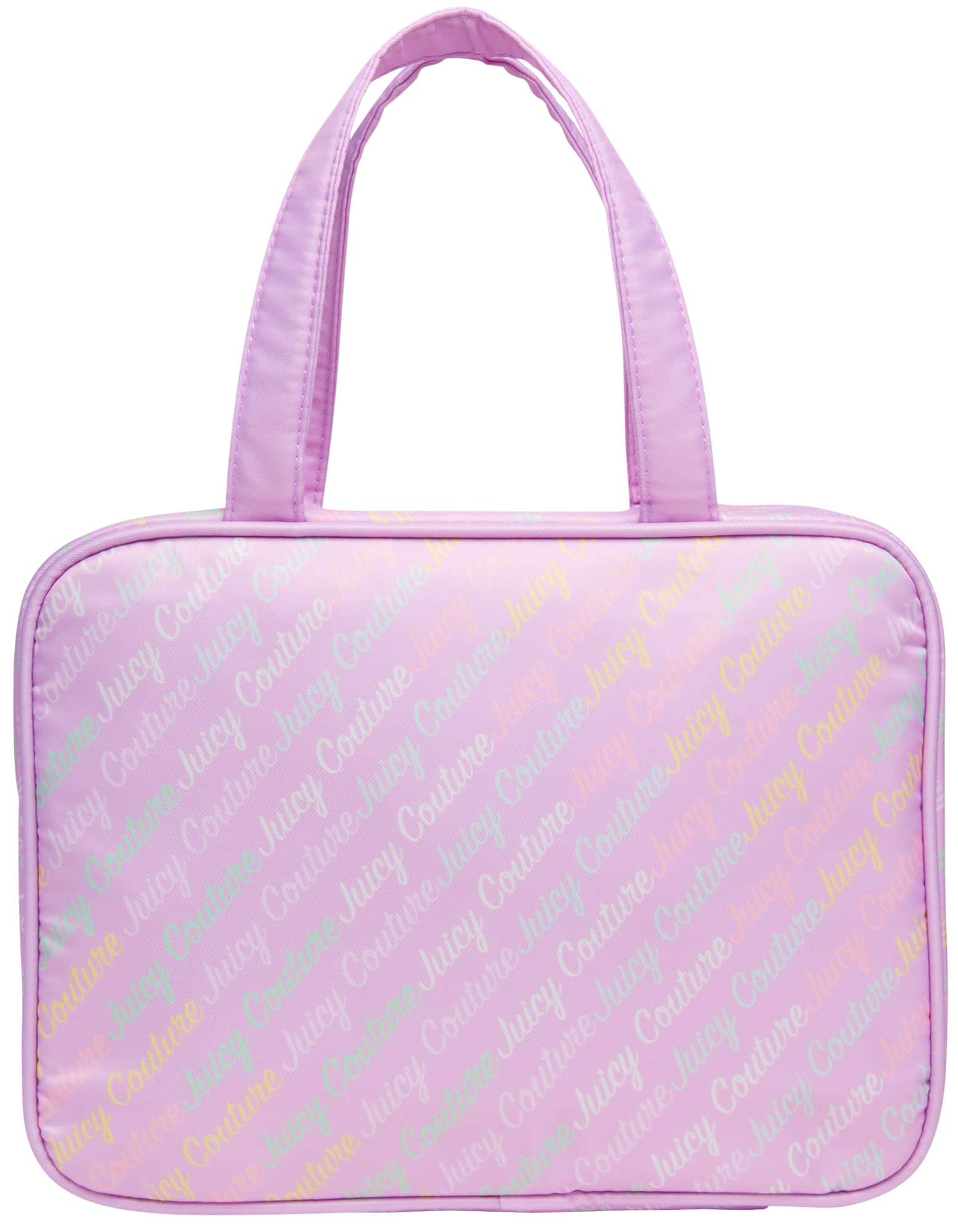 Juicy Couture Women's Hanging Travel Makeup Bag - Waterproof Cosmetic & Toiletries Organizer for Weekend Trips, Gym & Vacation, Purple One Size