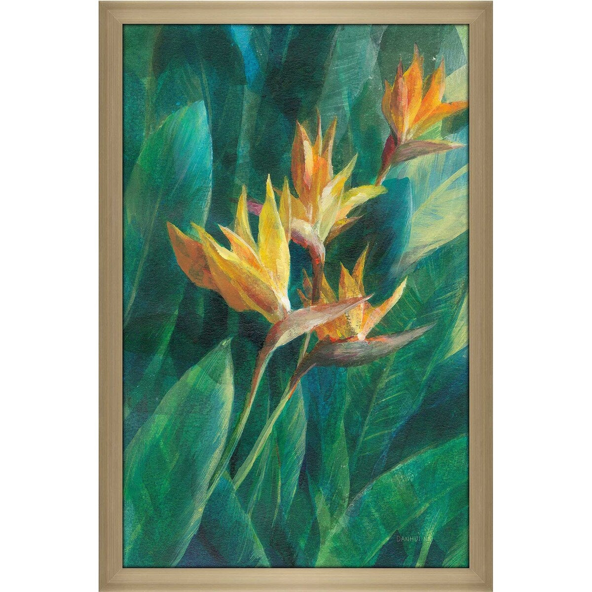 Stunning Bird of Paradise Art Print on Acrylic - Vibrant Tropical Wall Decor for Living Room, Bedroom & Office