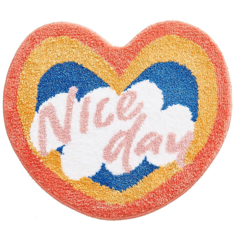 Nice Day Accent Rug - Soft Non-Slip Decorative Throw Rug for Living Room, Bedroom, Entryway - Perfect for Home Decor & Cozy Spaces