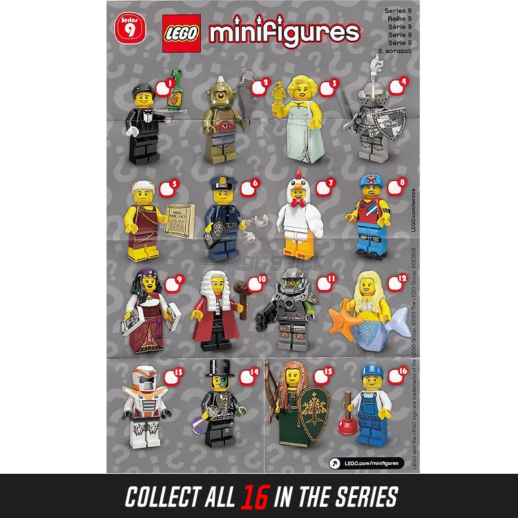 LEGO Collectible Minifigures Series 9 - Mr. Good and Evil (14/16) | Limited Edition Building Toy for Kids & Adults | Perfect for Display, Gifts, and LEGO Collections