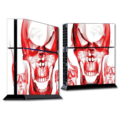MightySkins Custom Vinyl Skin Wrap Sticker for Sony PlayStation 4 PS4 Console - Melting Skulls Design | Protective Cover for Gaming Setup & Personalization