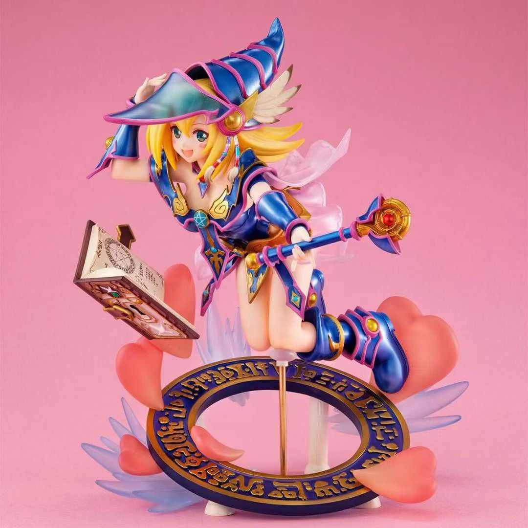 MEGAHOUSE Licensed Dark Magician Girl PVC Figure - Yu-Gi-Oh! Anime Collectible for Display & Gaming Room Decor