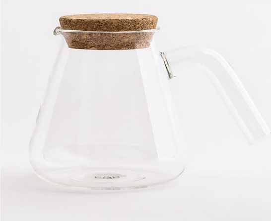 E&B Lab 800ml Glass Serving Jug - Perfect for Iced Tea, Lemonade, and Party Beverages