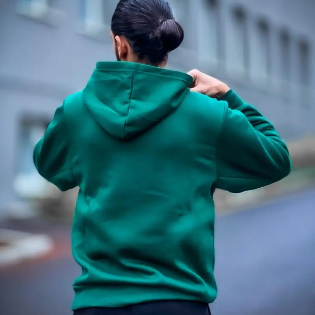 Men's Oversized Quarter Zip Hoodie Sweatshirt - Comfortable Pullover for Casual Wear, Gym & Outdoor Activities