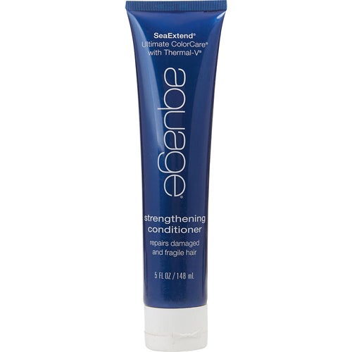 Aquage Sea Extend Strengthening Conditioner for Damaged Hair - Repairing & Moisturizing Hair Treatment with Seaweed Extract - Perfect for Dry, Brittle Hair After Swimming or Coloring