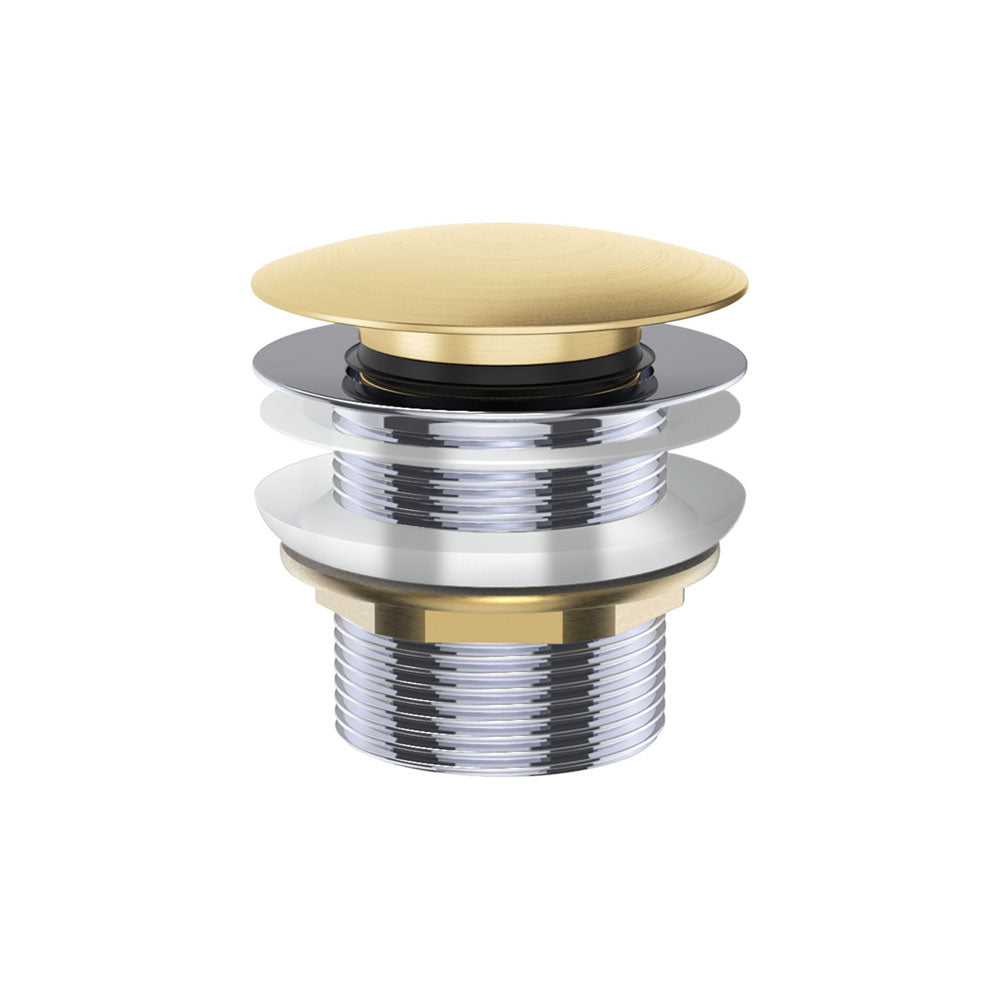 Fienza 40mm Pull Out Pop Up Bath Waste Drain in Urban Brass - Perfect for Modern Bathroom Renovations and Luxury Spa Retreats