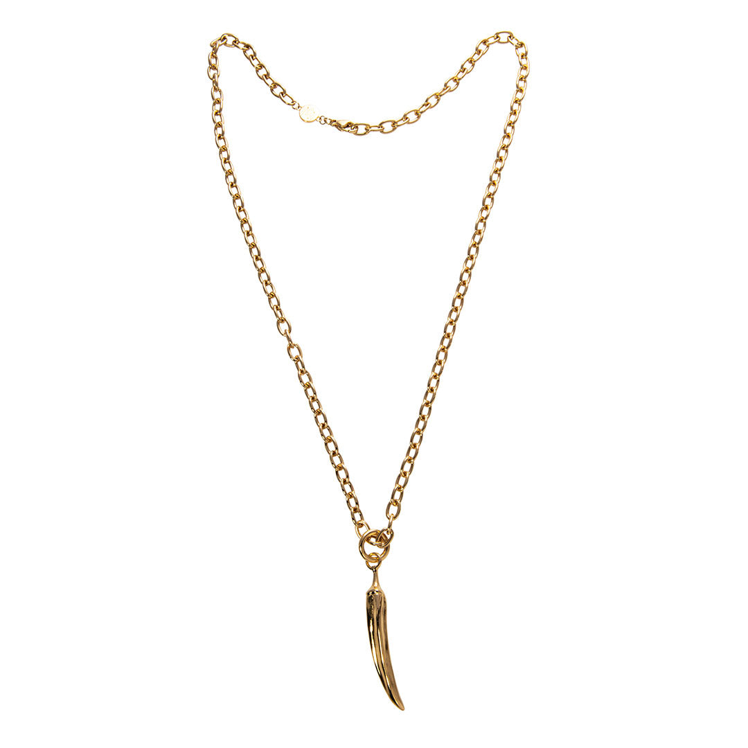 Goldbug Collection Thick Cable Chain Necklace for Women - 18K Gold Plated Chunky Link Necklace Jewelry - Perfect for Layering, Everyday Wear & Special Occasions
