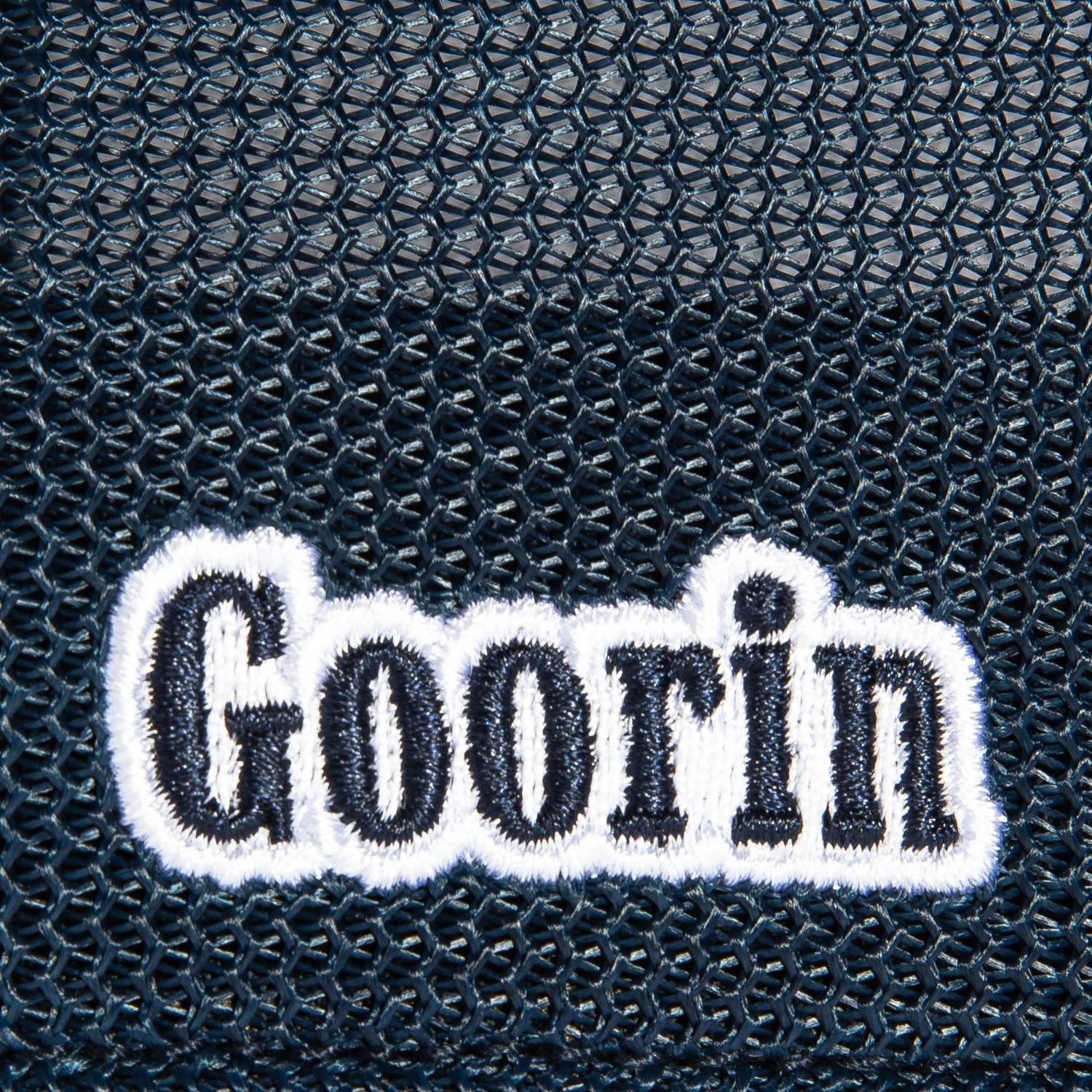 Goorin Bros Suited Champ Adjustable Trucker Snapback Hat - Graphite Pinstripe & Navy - Stylish Casual & Streetwear Accessory for Men