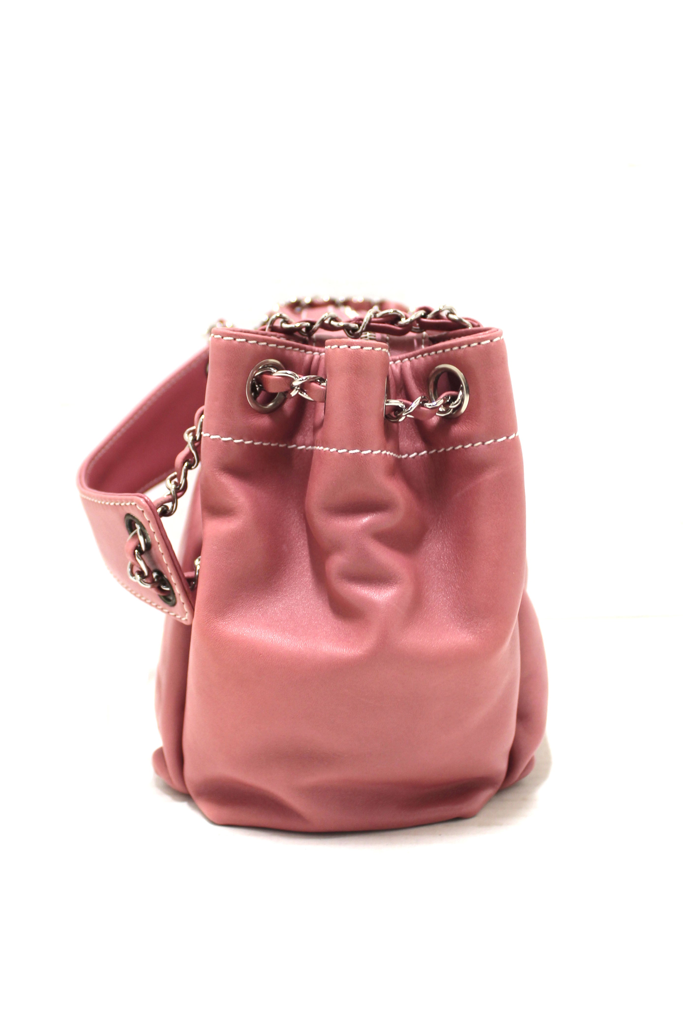 Authentic Chanel Pink Lambskin Leather Shoulder Bag for Women | Luxury Designer Handbag | Perfect for Parties, Weddings & Special Occasions