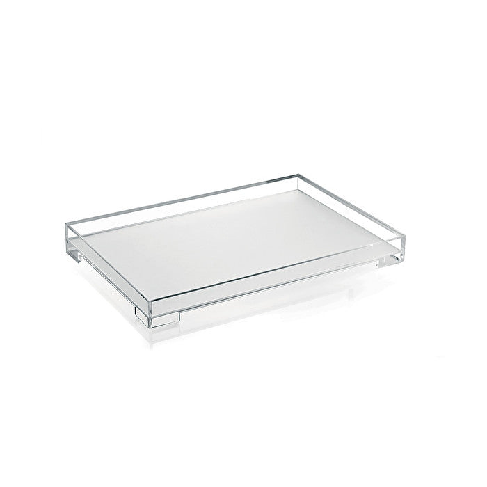 Essence Clear M Tray - Transparent Organizer for Makeup, Jewelry & Office Supplies | Perfect for Vanity, Travel & Home Storage