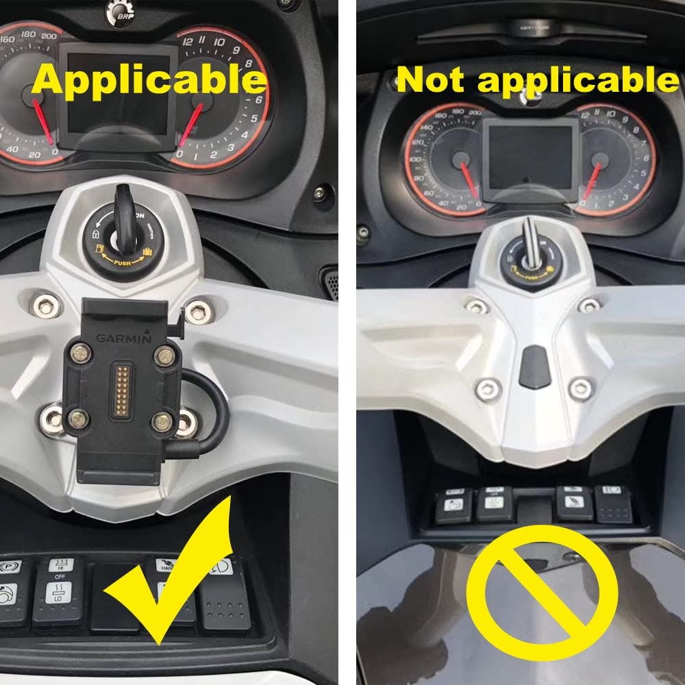 Can-Am Spyder RT-S RT 2012-2014 Motorcycle Phone Mount - Universal GPS Navigation Bracket Holder for Smartphones - Perfect for Road Trips & Adventure Riding