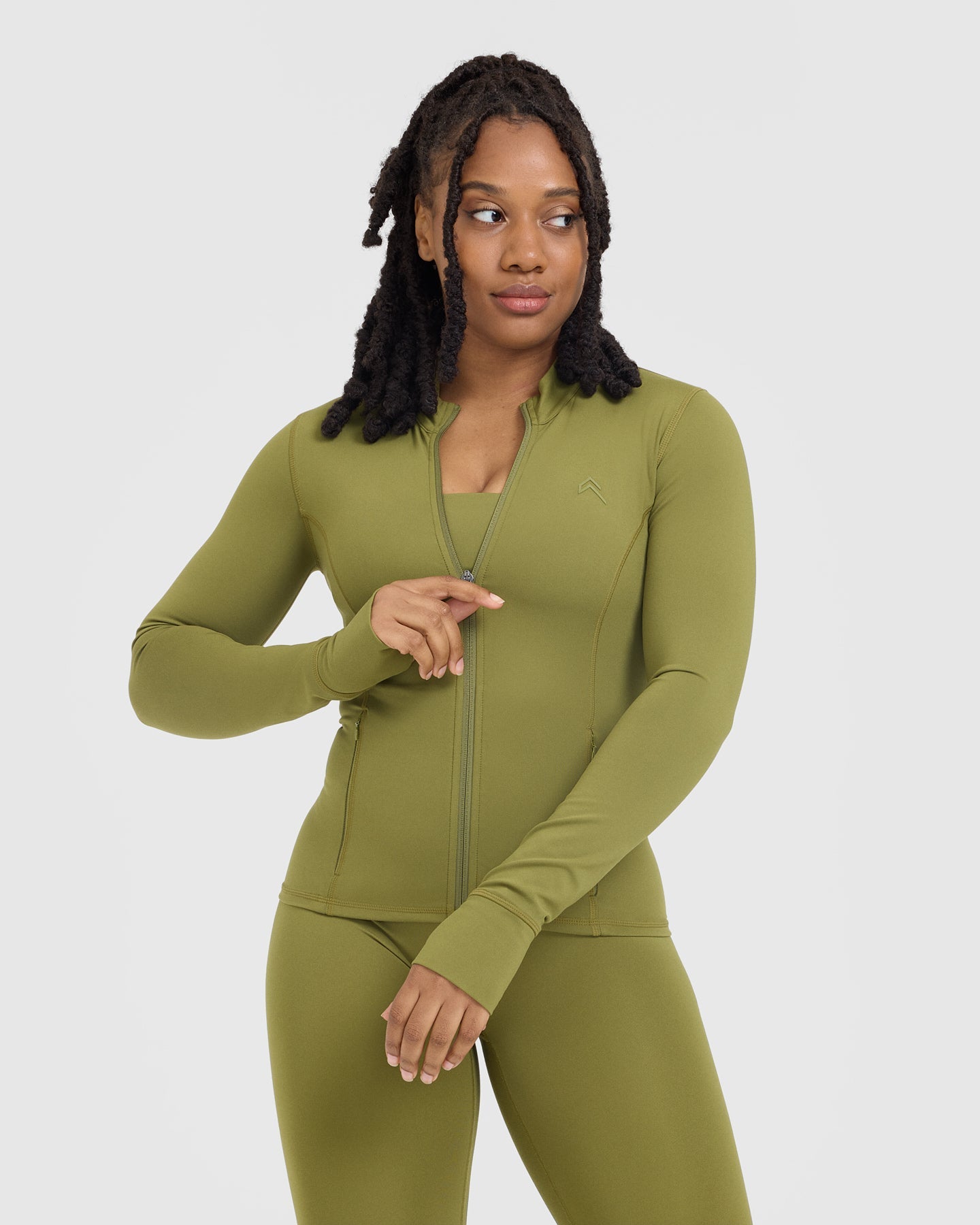 Timeless Olive Green Jacket for Men & Women - Lightweight Water-Resistant Outdoor Coat for Hiking, Camping & Travel