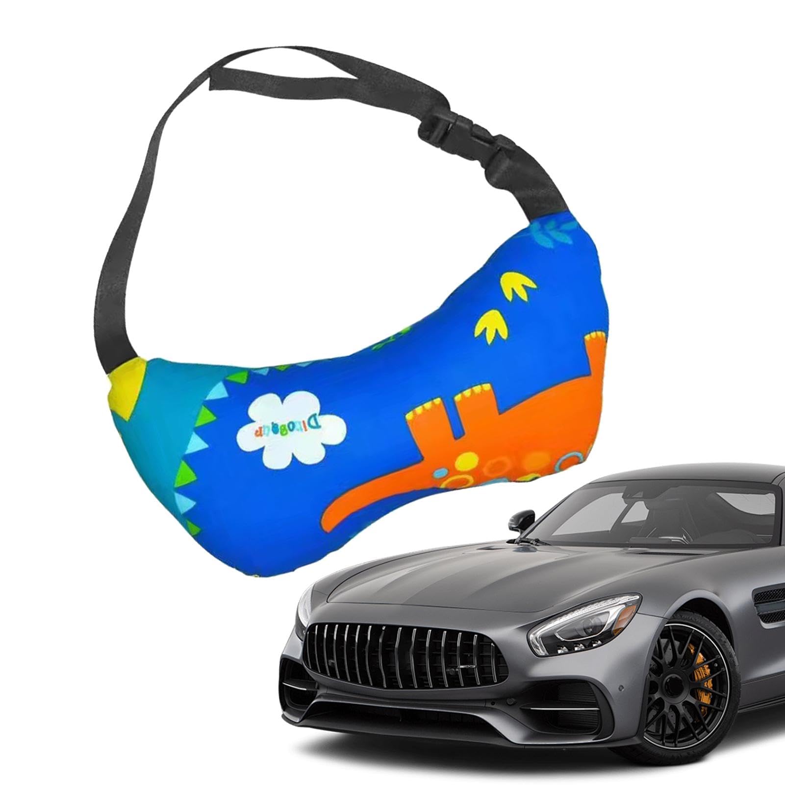 **Adjustable Car Headrest Pillow - Neck Support & Comfort for Long Drives | Memory Foam Travel Pillow for Cars, Trucks & Road Trips | Perfect for Commuting, Travel & Napping**