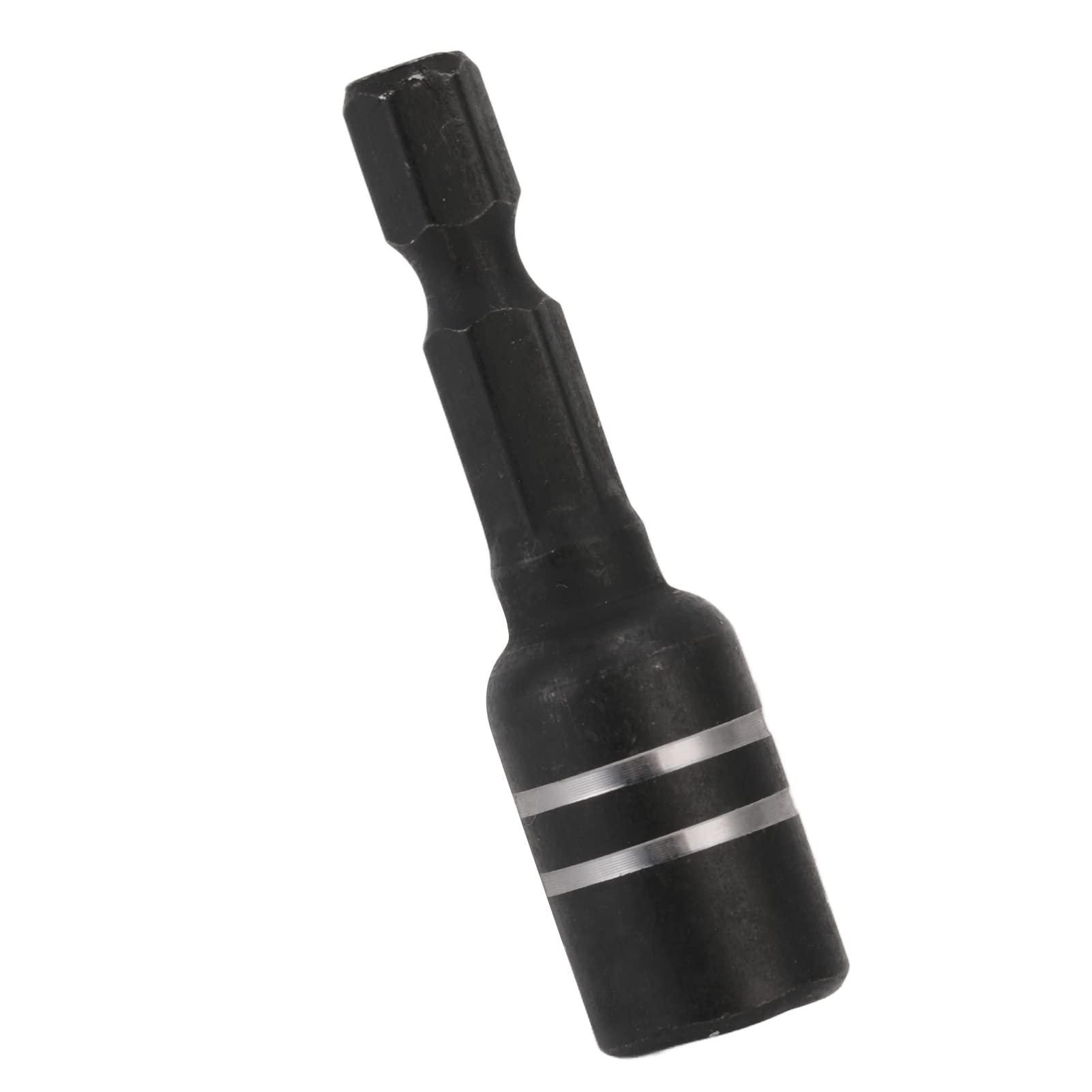 10Pcs Hex Magnetic Bit Set - CRV M8x48mm Power Nut Driver Bits for Electric Drills, Screwdrivers & Impact Drills (Black) | Perfect for DIY Projects, Furniture Assembly & Professional Construction Work