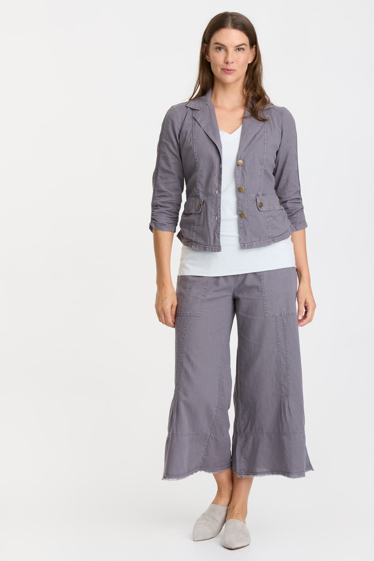 Stylish Linen Folk Jacket for Women - Boho Chic Outerwear for Spring & Summer | Perfect for Casual Outings, Beach Trips & Music Festivals