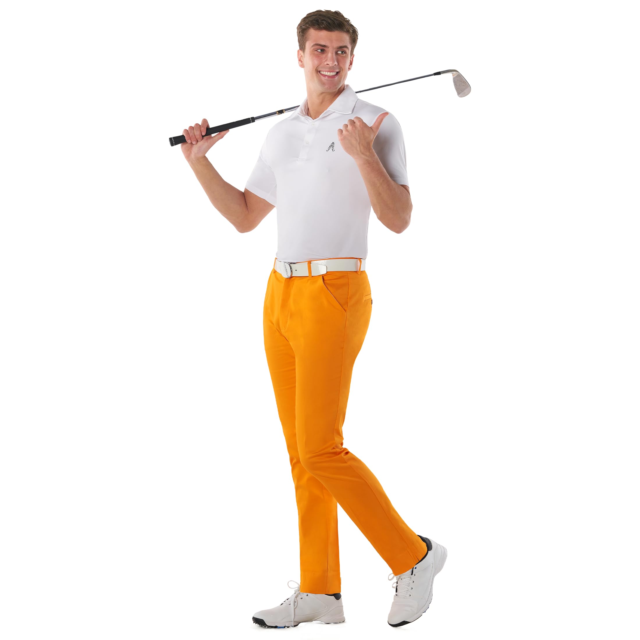Royal & Awesome Men's Stretch Golf Pants - Relaxed Fit Comfortable Trousers for Golfing & Casual Wear | Perfect for Golf Course, Office & Weekend Outings