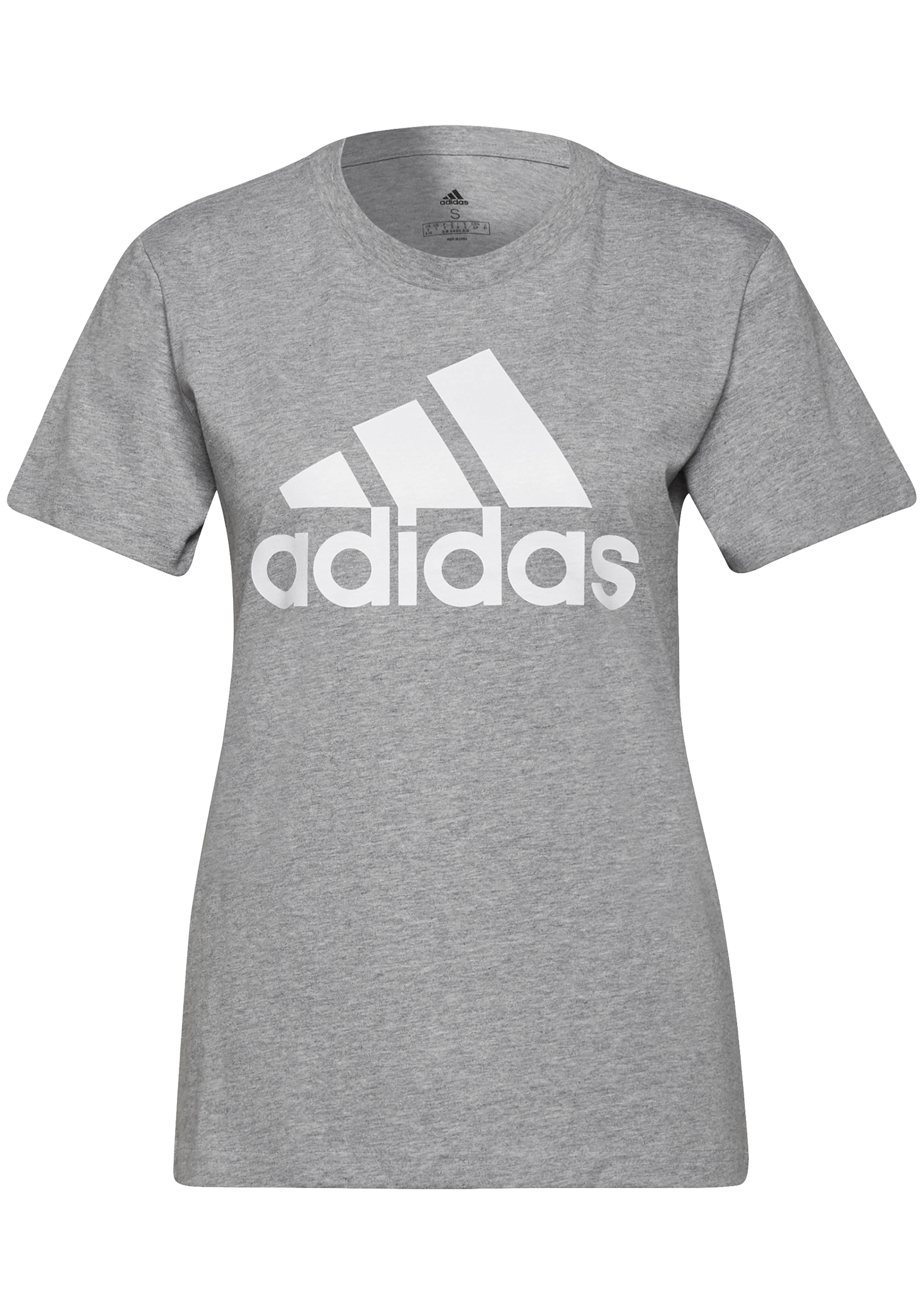 Adidas Women's Big Logo T-Shirt - Casual Short Sleeve Cotton Tee for Everyday Wear, Gym & Street Style
