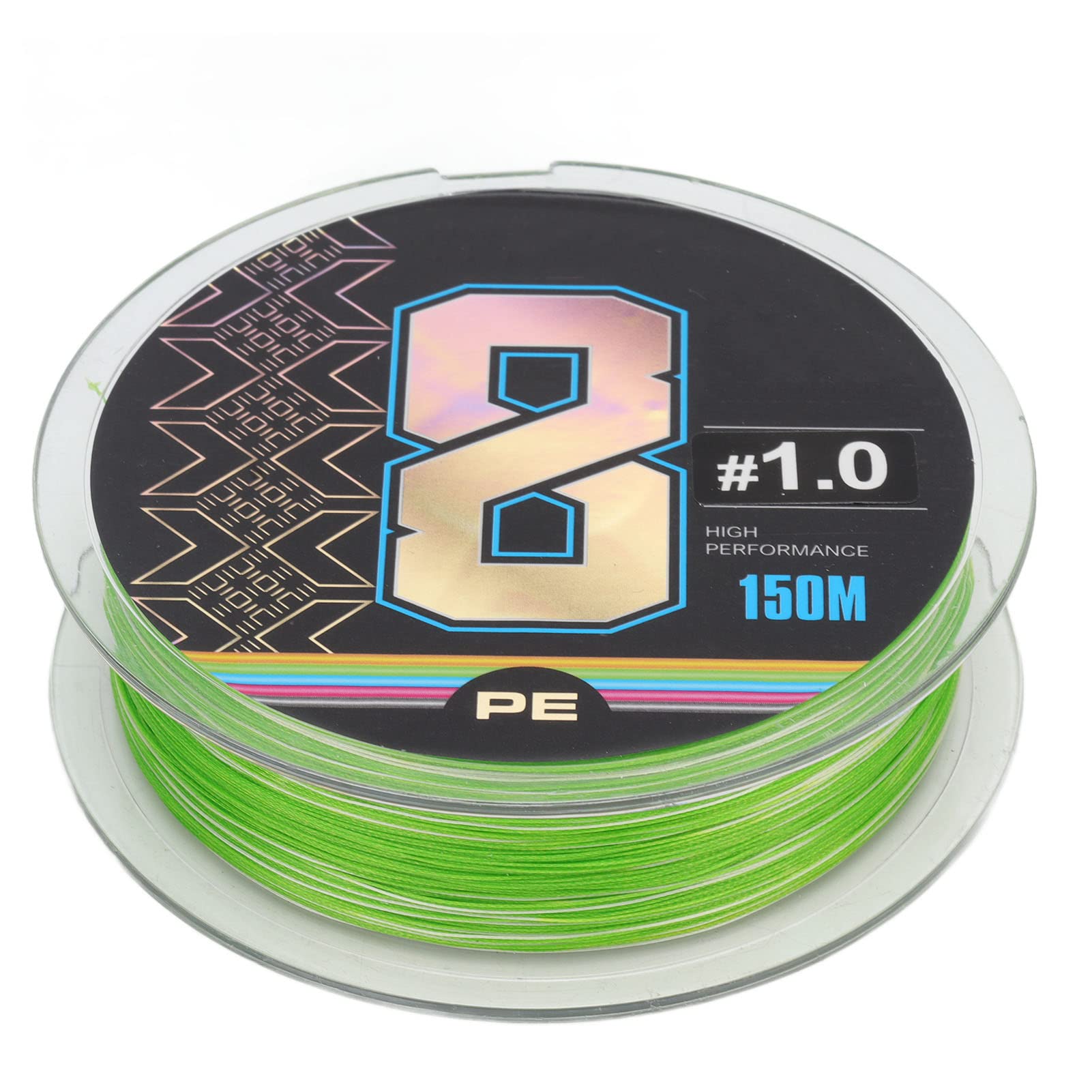 Ubersweet® 150m PE Fishing Line - High Strength, Fade Resistant Braided Line for River Fishing (1.0#) - Perfect for Freshwater Angling, Casting, and Trolling