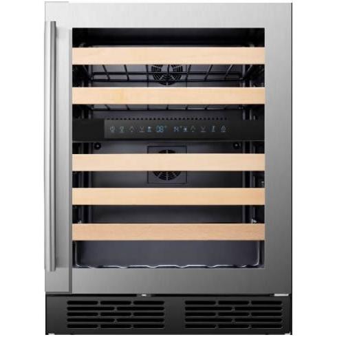 AVIVA 46 Bottle Dual Zone Wine Cooler Refrigerator - Freestanding 46-Bottle Capacity with 2 Temperature Zones for Red & White Wine - Perfect for Home Bars, Restaurants, and Wine Cellars