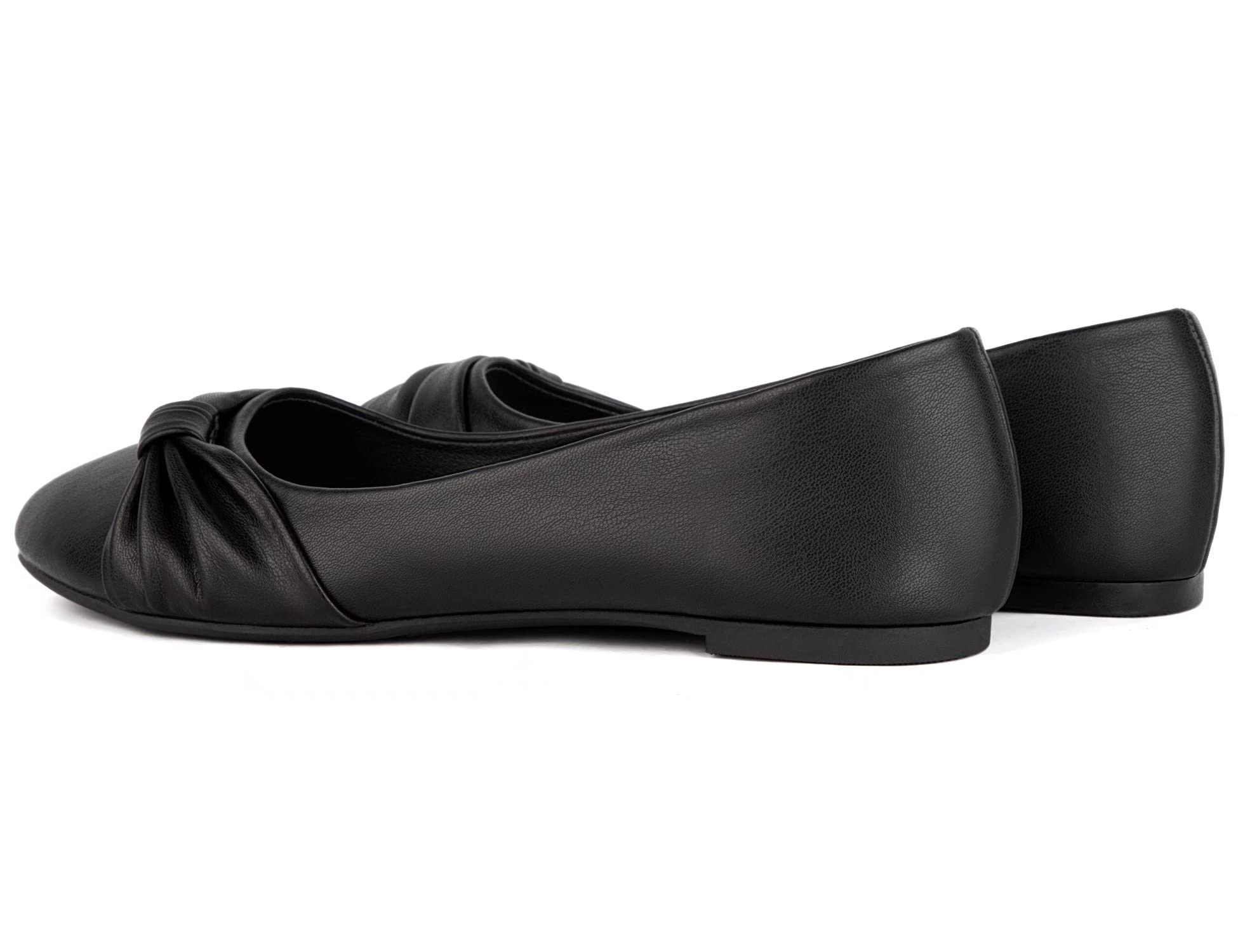 MaxMuxun Women's Ballet Flats - Faux Suede Round Toe Slip-On Dress Shoes for Women - Comfortable Walking Flats for Work, Office & Casual Outfits