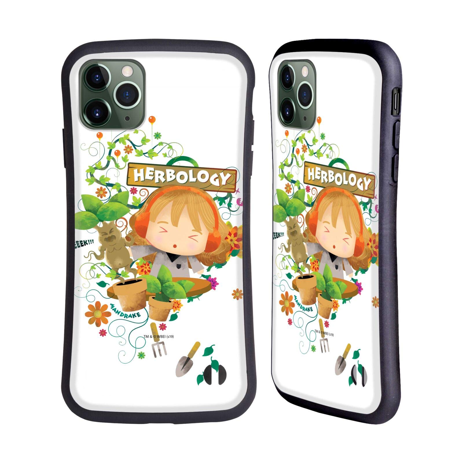 Official Harry Potter Herbology Deathly Hallows II iPhone 11 Pro Max Case - Licensed HP Phone Cover for Apple iPhone 11 Pro Max - Perfect for Fans, Wizards, and Magic Lovers
