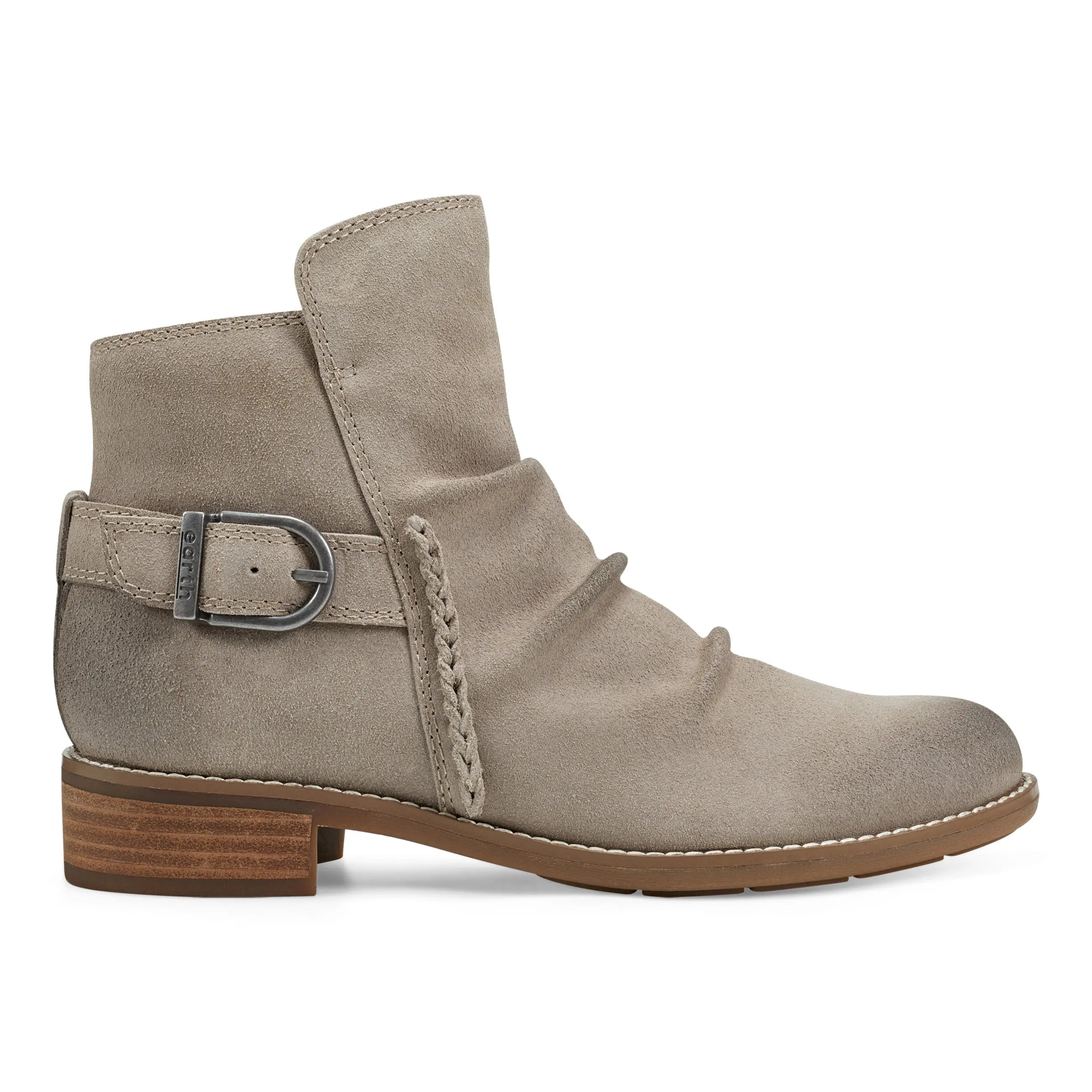 Naira Round Toe Ruched Casual Booties for Women - Comfortable Ankle Boots with Elastic Side Panels | Perfect for Fall, Winter & Everyday Wear | Office, Date Night & Weekend Outfits