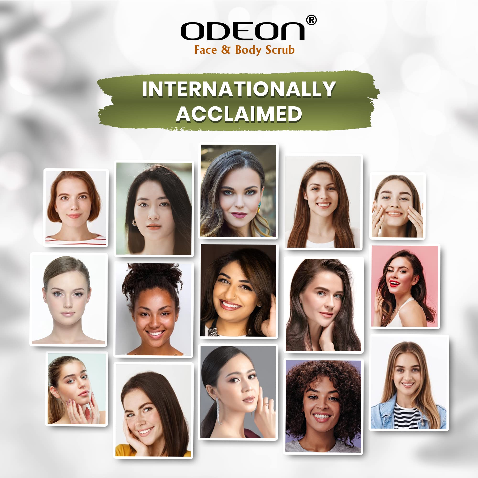 Odeon Papaya Body Lotion 100ml & Charcoal Tea Tree Face & Body Scrub 300ml - Hydrating Moisturizer & Exfoliating Cleanser for Smooth Skin - Perfect for Daily Skincare Routine & Spa Day at Home