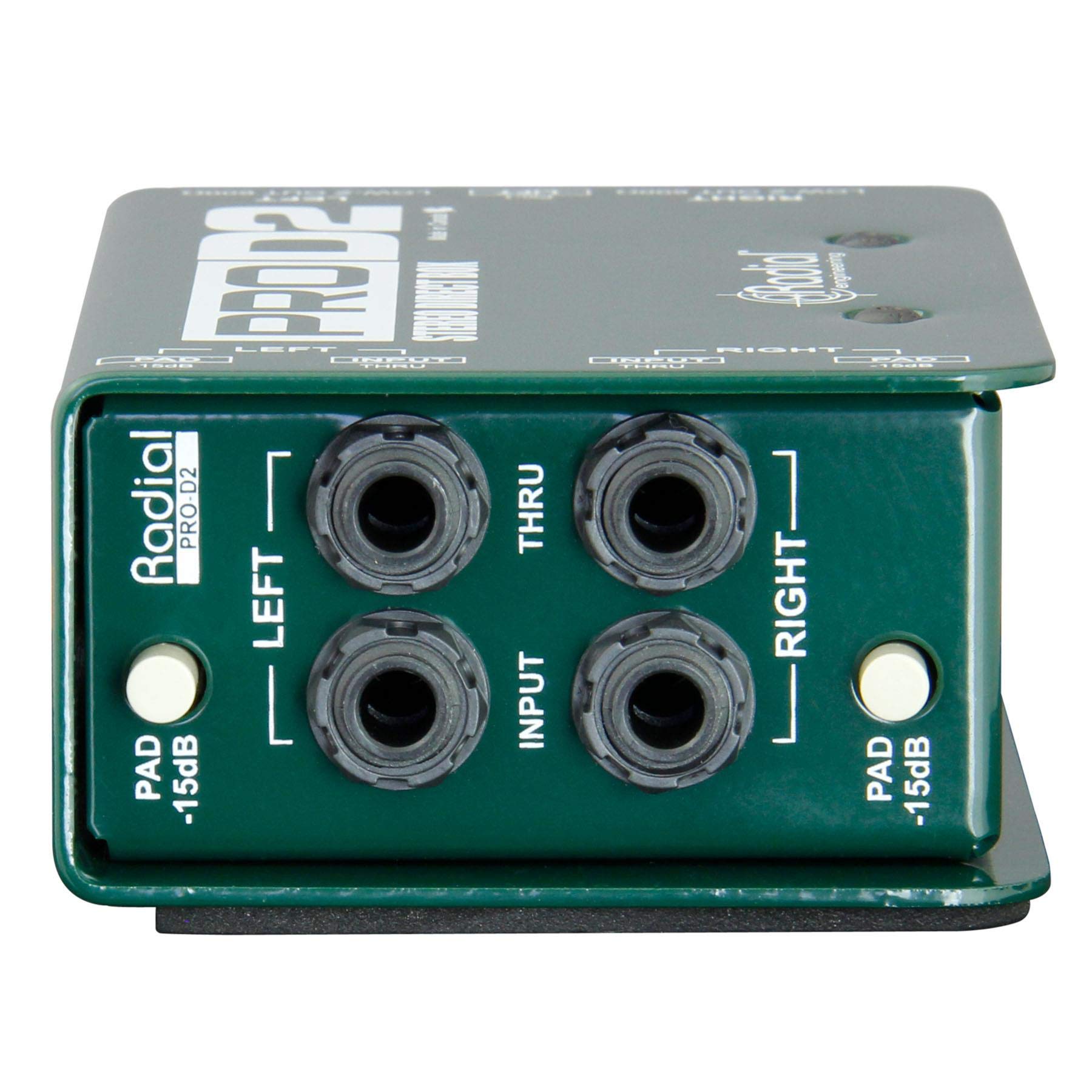 Radial Engineering ProD2 Passive Direct Box Bundle with Samson SR350 Professional Studio Headphones - Perfect for Live Performances & Recording Studios