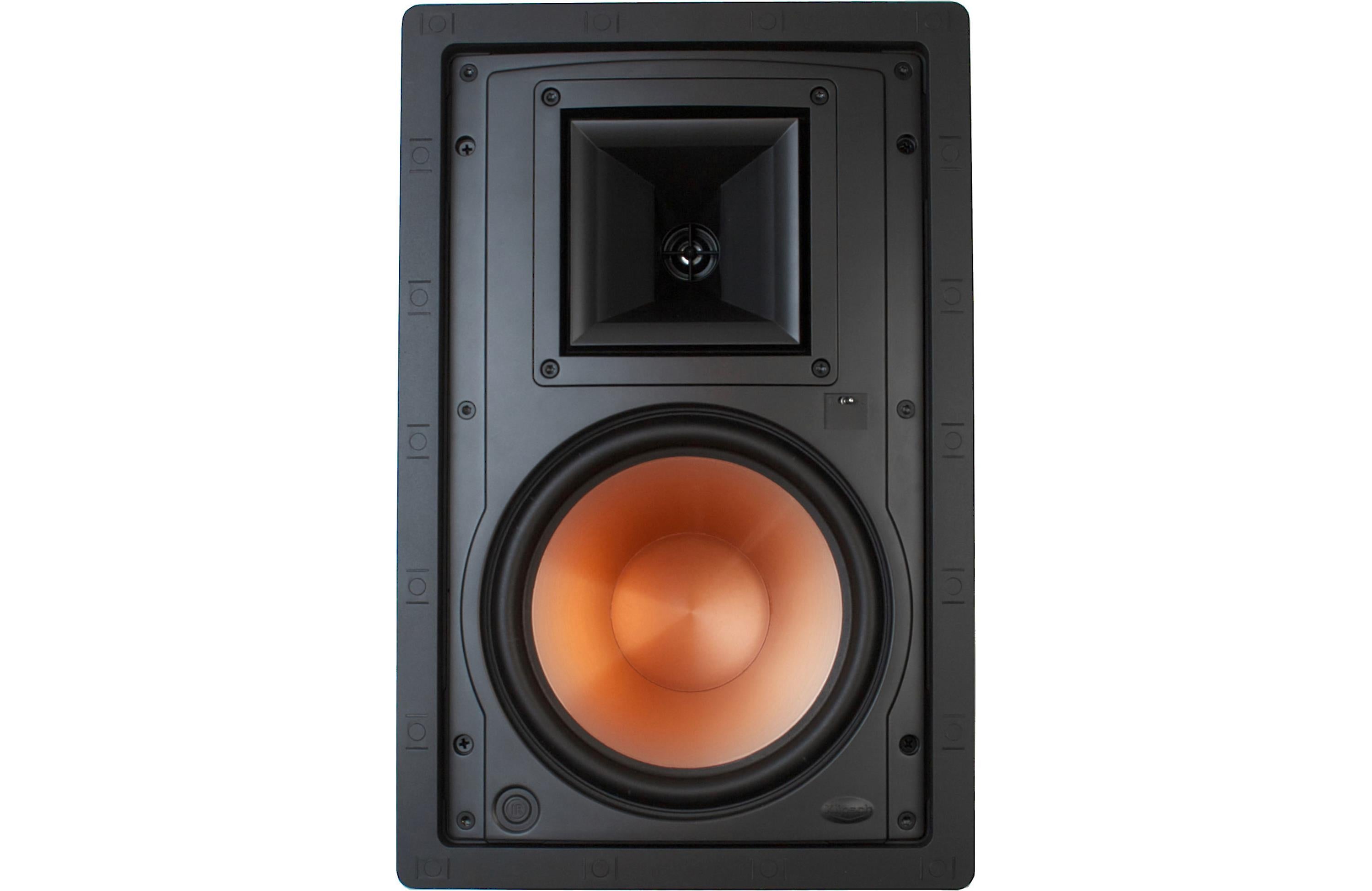 Klipsch R-3800-W II In-Wall Speaker - High Performance Home Audio System for Living Room, Home Theater & Surround Sound