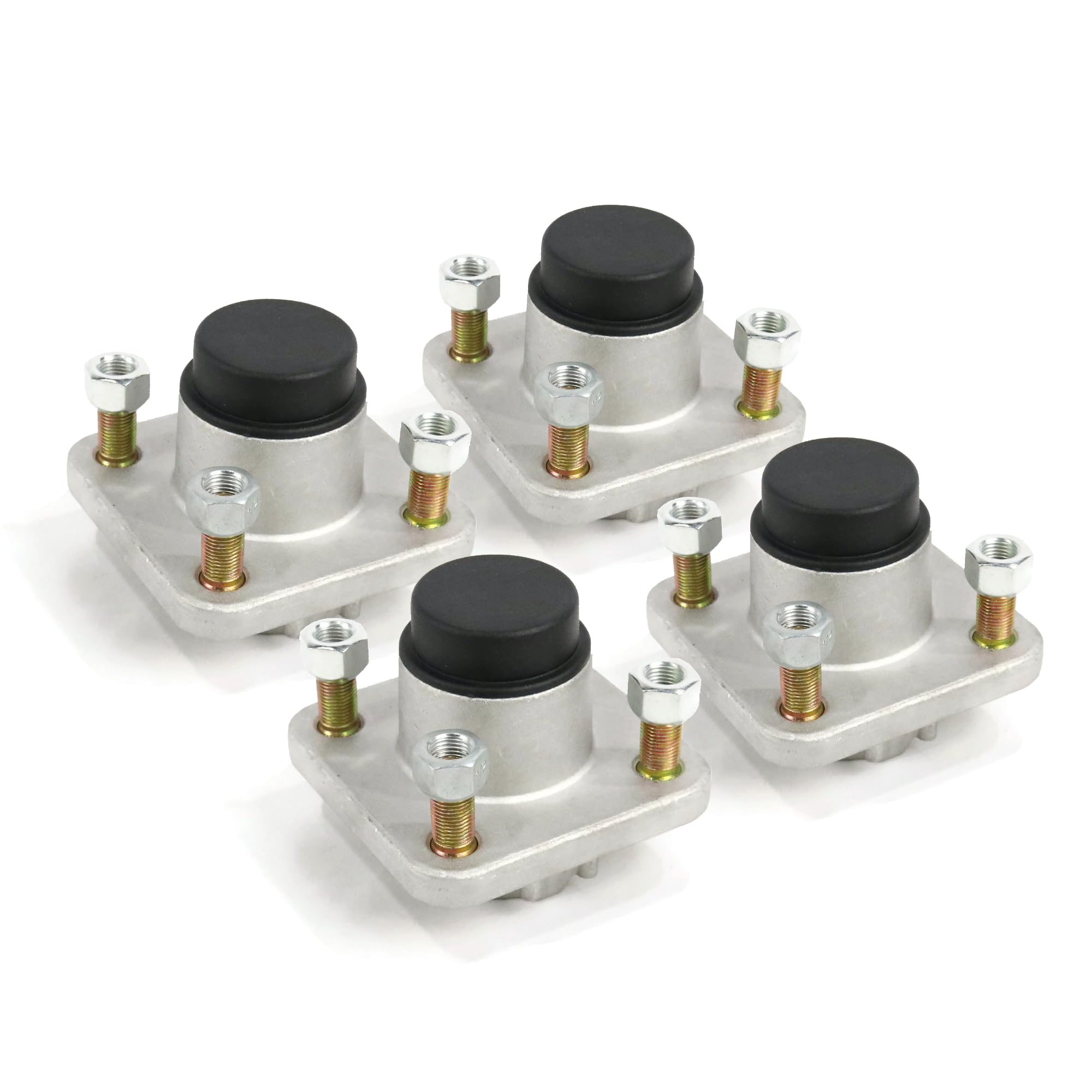 Premium Front Wheel Hub Set (Pack of 2) - Compatible with 2003 & Up Club Car DS Golf Carts - Durable Replacement Parts for Smooth Rides on Golf Courses & Neighborhood Streets