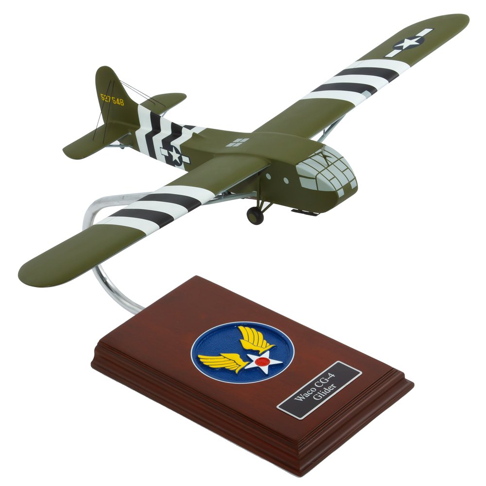 Mastercraft Collection Waco Glider Model Airplane - 1/56 Scale Die-Cast Aircraft for Collectors & Aviation Enthusiasts - Perfect for Display, Gifts & Home Decor