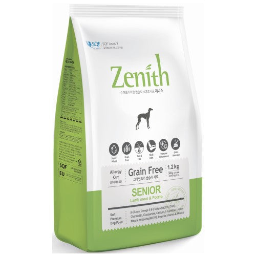 Premium Zenith BowWow Dry Dog Food - Soft Kibble for Light & Senior Dogs - Lamb & Potato Recipe (2 Size Options) - Ideal for Sensitive Stomachs & Weight Management