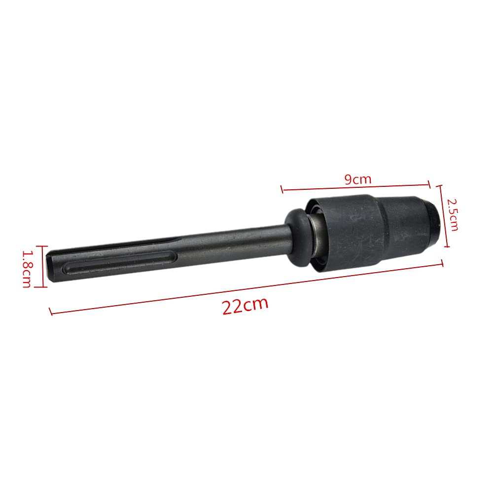 SDS Max to SDS Plus Adapter Chuck Converter - Hammer Drill Bit Adapter for Power Tools - Compatible with Rotary Hammers & Demolition Drills for Concrete, Masonry & Construction Work