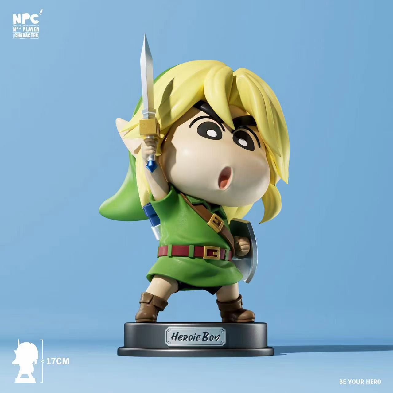 NPC Studio Heroic Boy Shin Chan Cosplay Link Costume - Perfect for Halloween, Cosplay Events & Anime Conventions