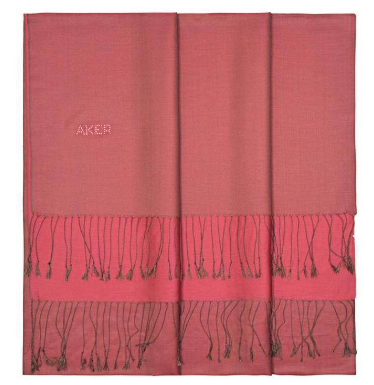 Aker Bi-Color Women's Silk Shawl Wrap - Elegant & Lightweight Scarf for Women - Perfect for Weddings, Parties & Evening Events