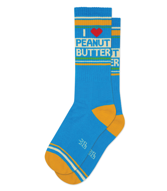 Gumball Poodle Peanut Butter Socks - Fun Novelty Food Themed Socks for Women & Men - Perfect Gift for Peanut Butter Lovers, Office Wear & Casual Outfits