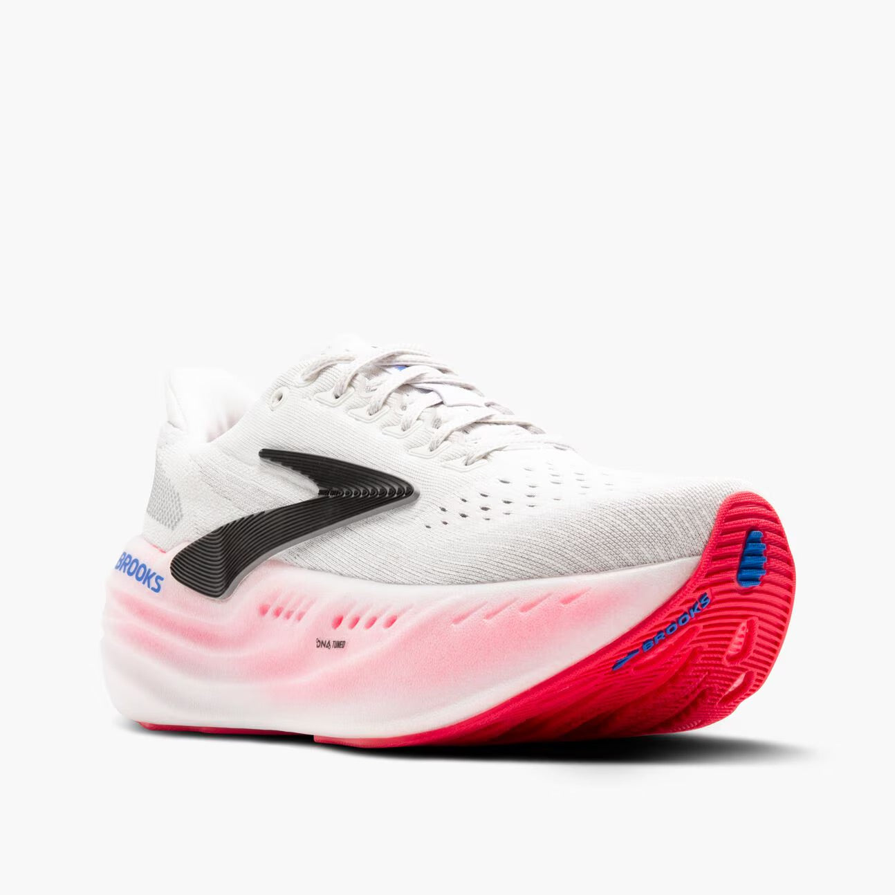 Brooks Women's Glycerin Max Running Shoes - White/Black/Diva Pink - Premium Cushioned Sneakers for Women's Jogging, Gym Workouts & Daily Walking