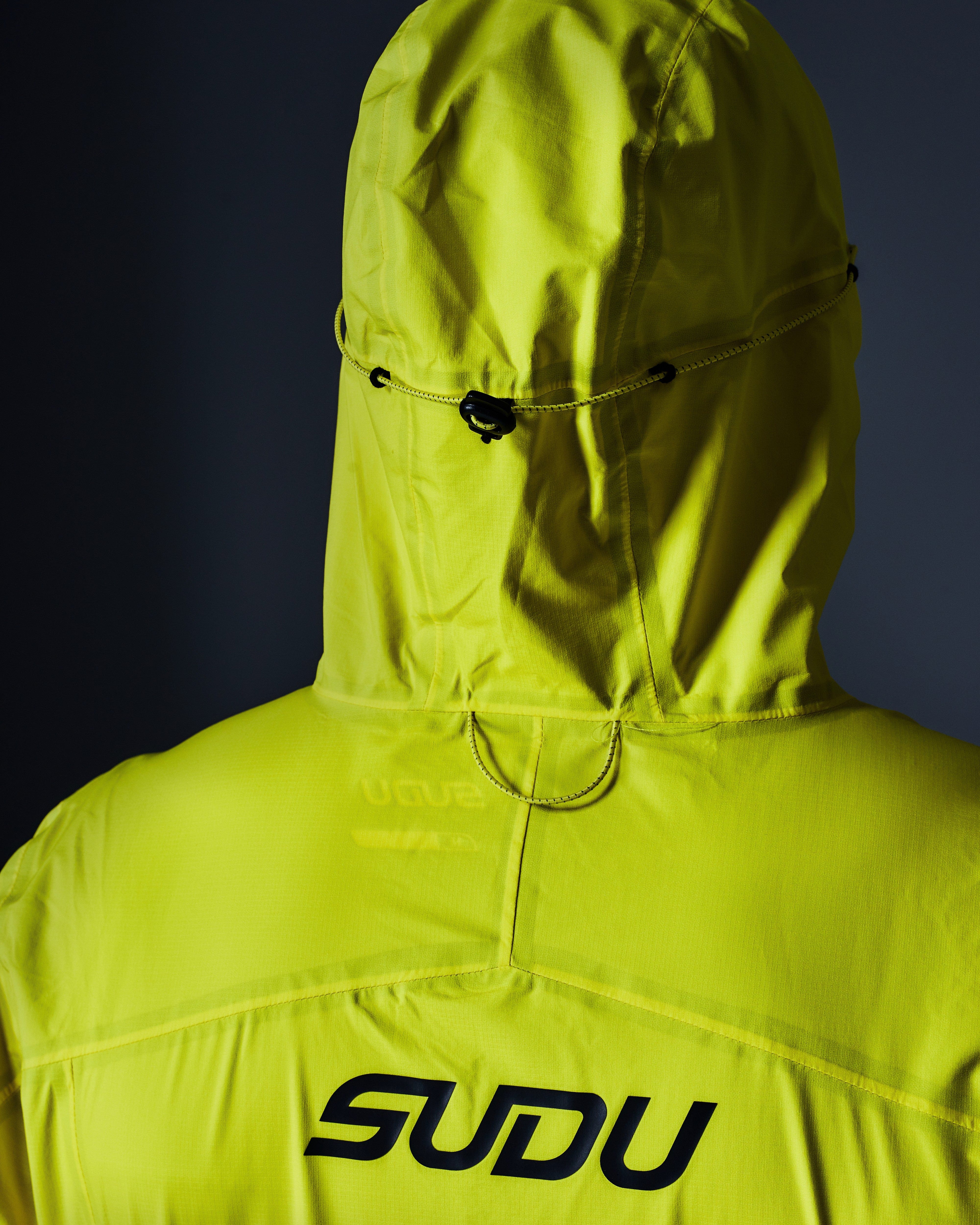 SWP 01 Waterproof Rain Jacket for Men & Women - Lightweight Windproof Outdoor Jacket with Hood (Yellow) - Perfect for Hiking, Camping & Daily Commute
