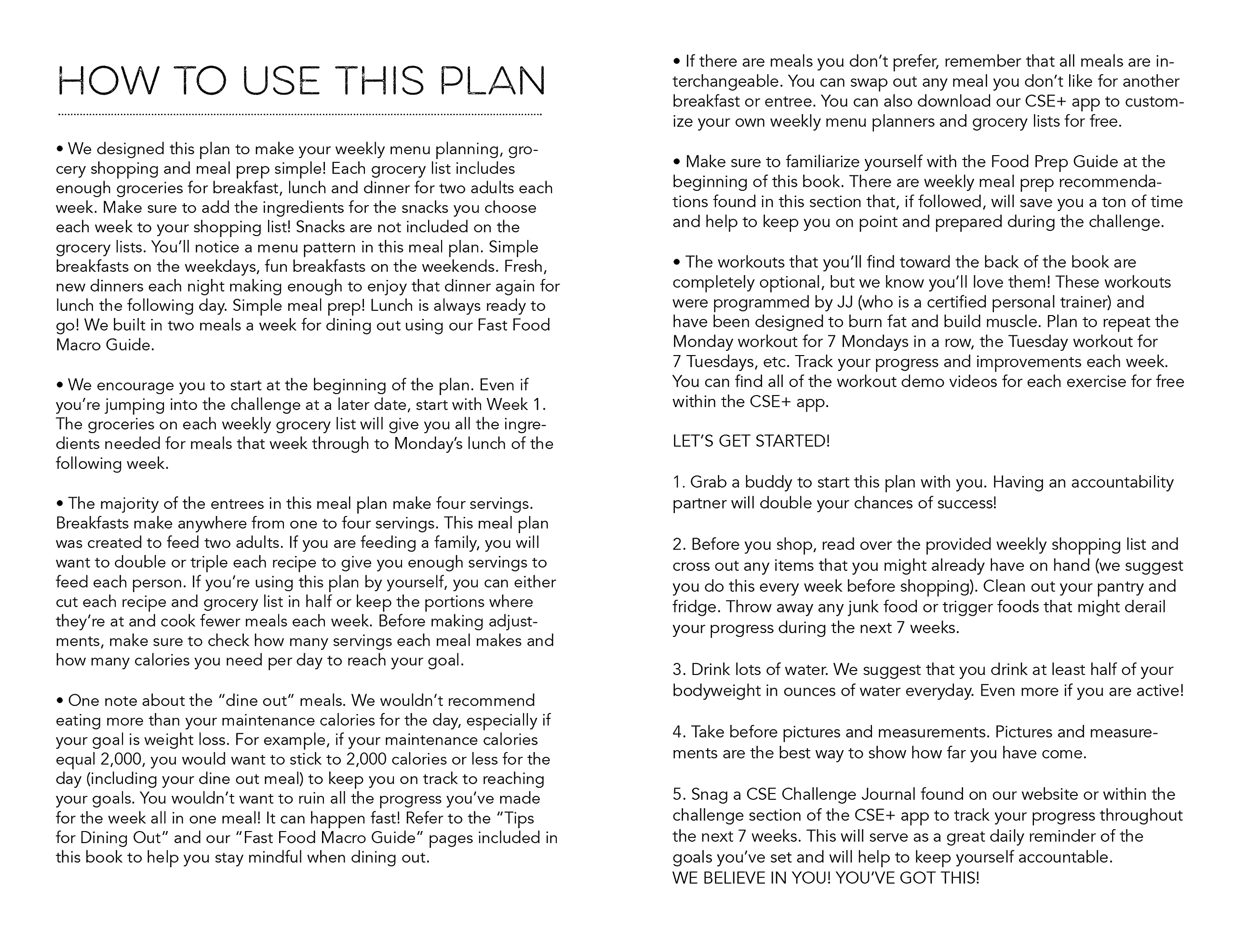 Clean Simple Eats Fall Plant-Based Meal Plan & Exercise Guide - Healthy Vegan Recipes & Workout Routine for Weight Loss & Muscle Gain | Perfect for Busy Professionals & Fitness Enthusiasts