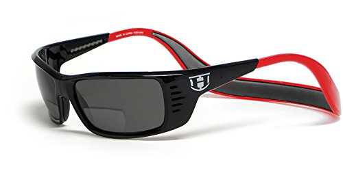 Black & Red W/ Grey Lens