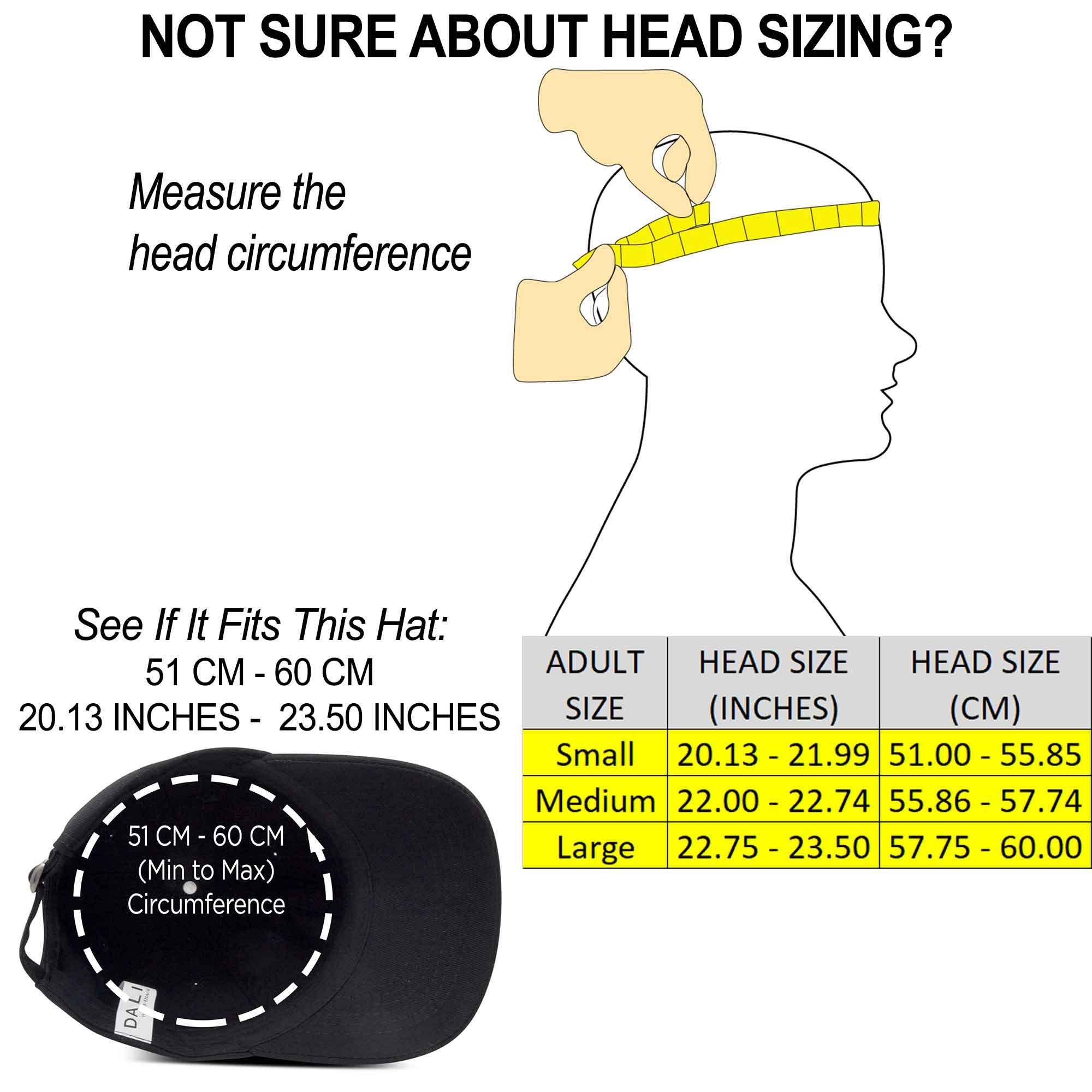 DALIX Alien Head Baseball Cap for Men & Women - Adjustable Unisex Dad Hat - Stylish & Comfortable for Outdoor Sports, Casual Wear & Gifts