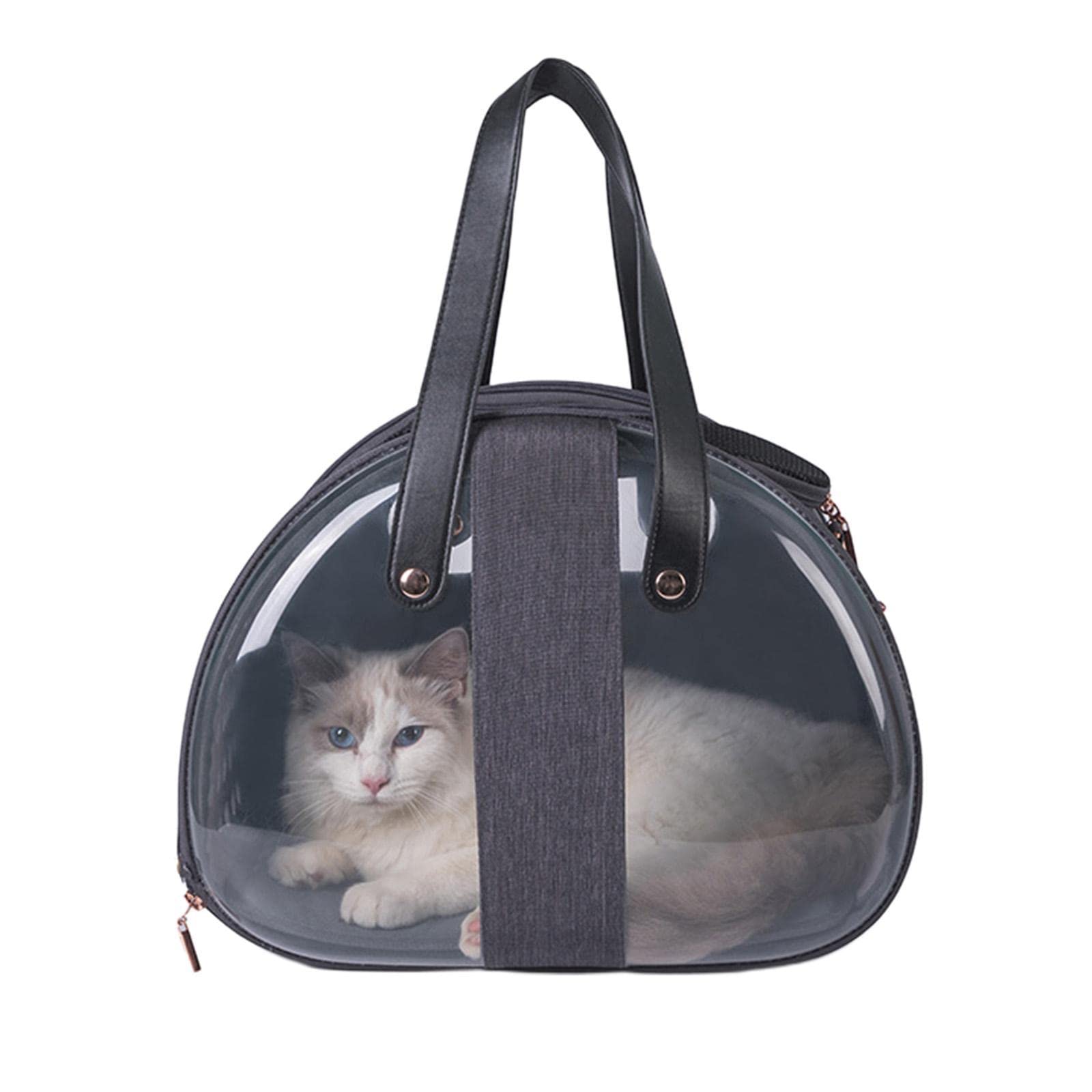 Enakshi Bubble Backpack Pet Carrier for Cats, Dogs, Puppies, Kittens & Small Animals - Dark Grey | Travel, Vet Visits & Outdoor Adventures | Durable & Comfortable Pet Supplies