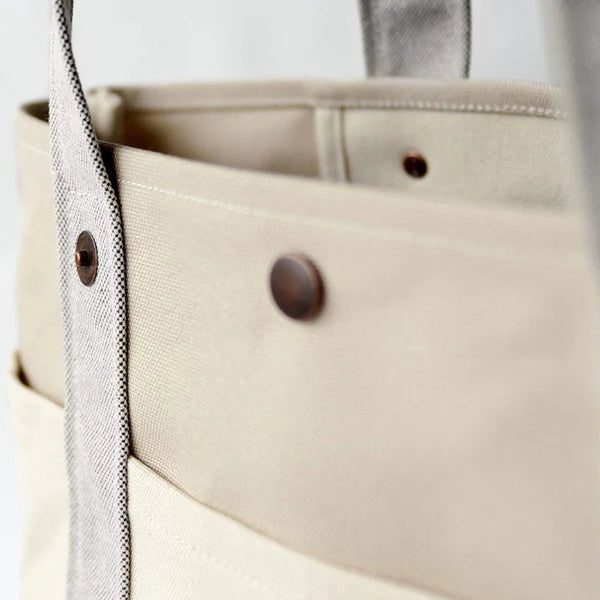 Kurashiki Hampu Canvas Tote Bag - Premium Japanese Canvas Tote Bag in Black | Durable & Stylish for Work, Travel & Shopping