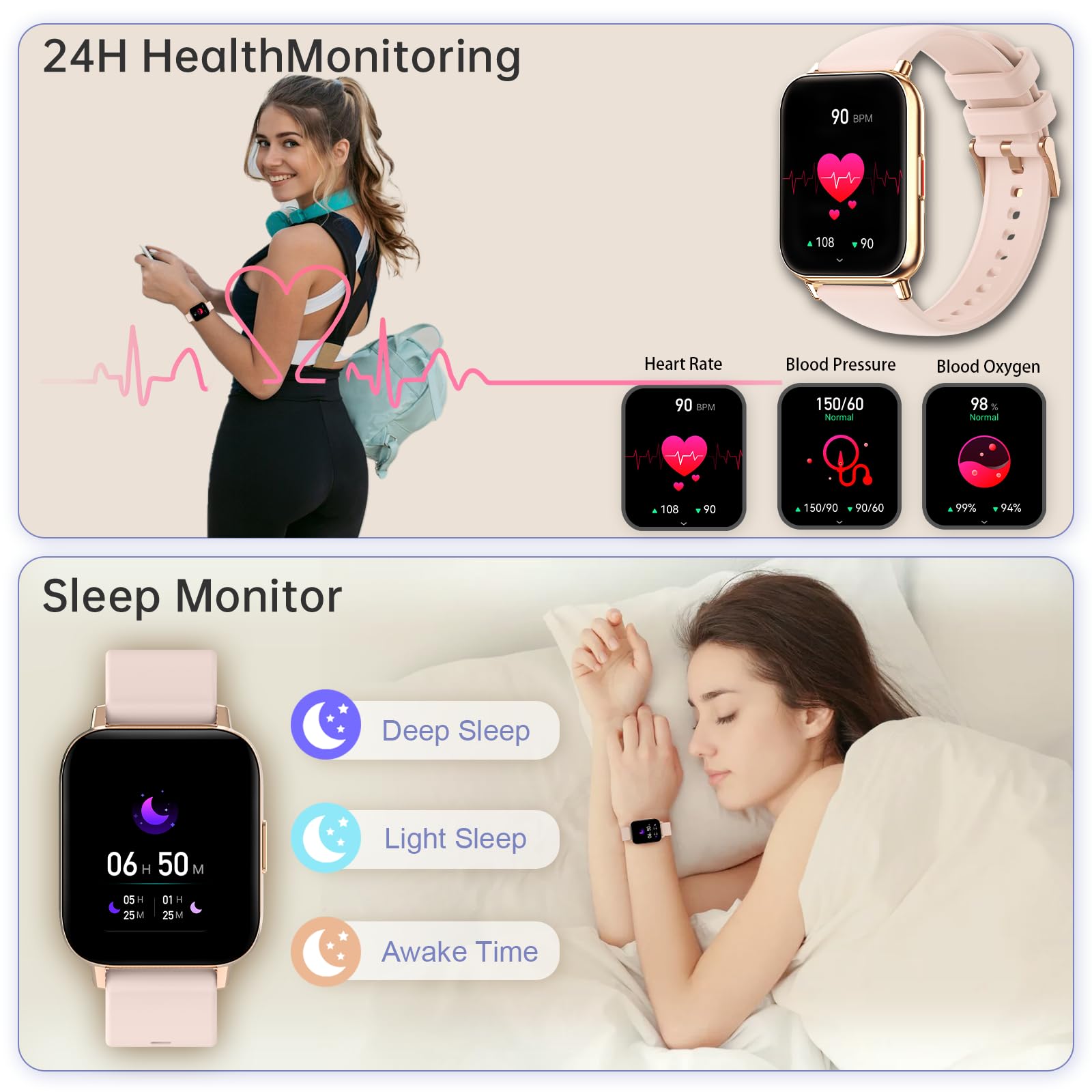 Smart Watch for Women - 1.85